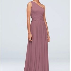 David’s Bridal Bridesmaid Dress Style F19932 Color Quartz